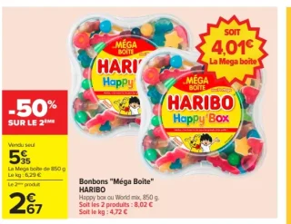 Bonbons 'Méga Boîte' HARIBO