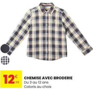 Chemise avec broderie Gentleman Farmer