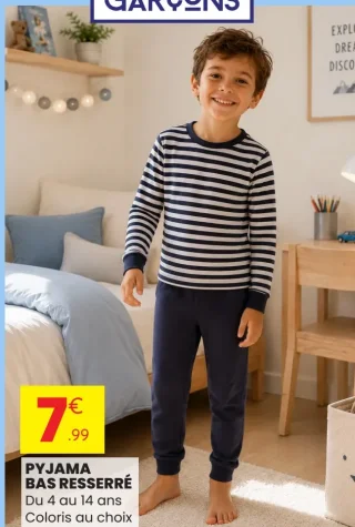 PYJAMA BAS RESSERRÉ LA FABRIQUE DES GARÇONS