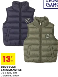 La Fabrique des Garçons Doudoune sans manches