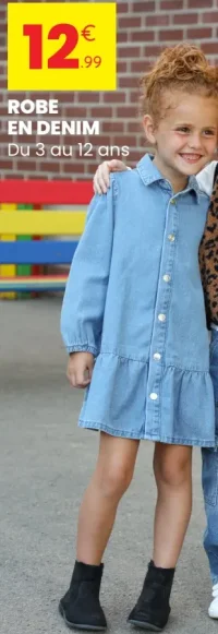 Lili M. Robe en denim