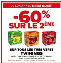 Tous les thés verts Twinings