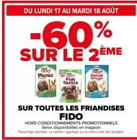 Toutes les friandises Fido