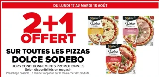 Toutes les pizzas Dolce Sodebo