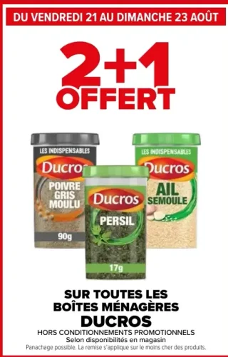 Boîtes ménagères Ducros
