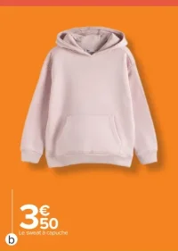 Sweat à capuche enfant Tex