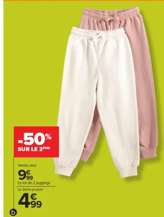 Lot de 2 joggings Tex