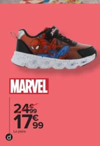 Chaussures licence enfant Marvel