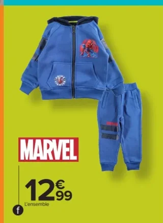 Ensemble garçon Marvel