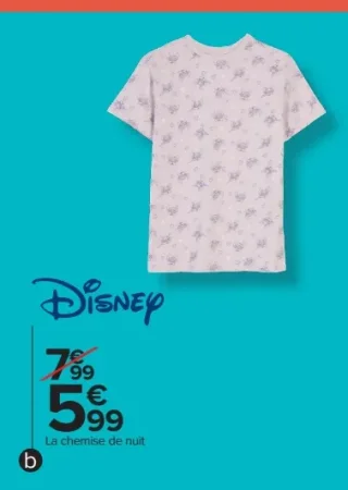 La chemise de nuit fille Disney
