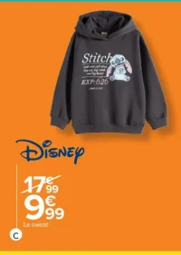 Sweat à capuche Disney