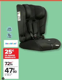 Bambisol Siège auto ceinturé i size 76-150 cm