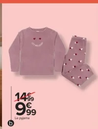 Pyjama micro polaire femme Tex