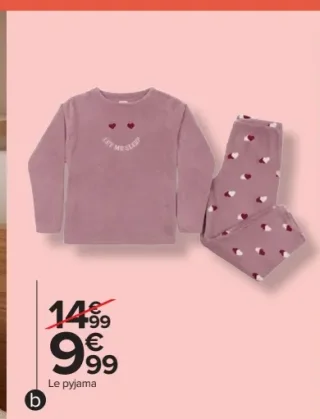 Pyjama micro polaire femme Tex