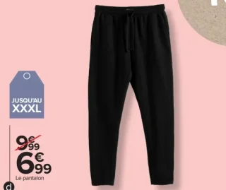 Pantalon jogger molleton homme Tex