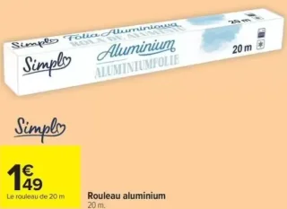 Simpl Rouleau aluminium