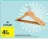 Promo Lot de 8 cintres en bois Carrefour HOME