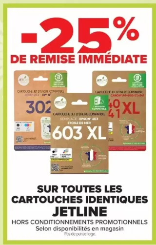 Cartouches d'encre Jetline