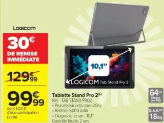 Tablette Stand Pro 2 Logicom TAB STAND PRO2