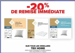 Tous les oreillers TEX HOME