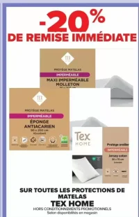 Protections de matelas Tex Home