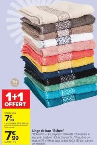 Linge de bain "Ruben" Tex Home