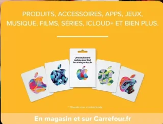Carte cadeau Apple