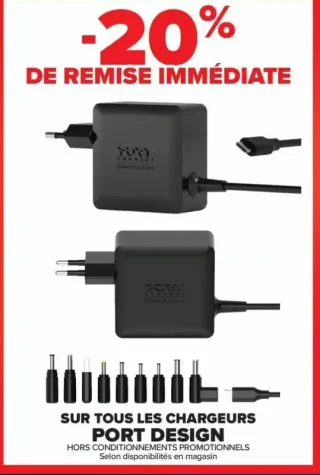 Chargeurs universels PORT DESIGNS