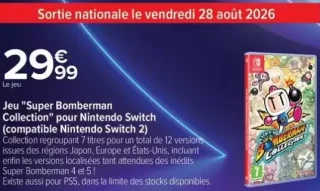 Jeu "Super Bomberman Collection" pour Nintendo Switch