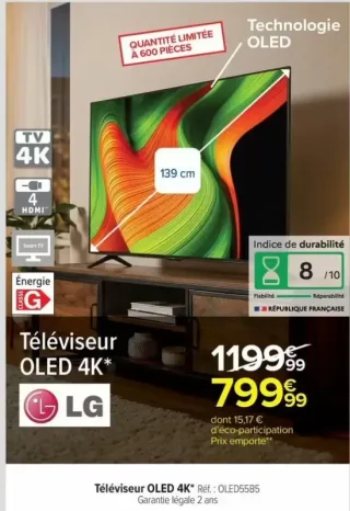 Téléviseur OLED 4K LG