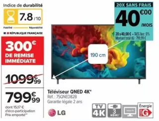 Televiseur QNED 4K