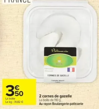 2 cornes de gazelle P.O.N