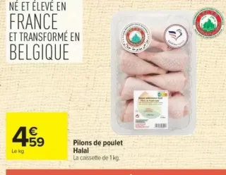 Pilons de poulet Halal