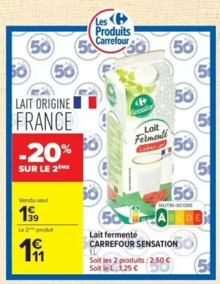 Lait fermente