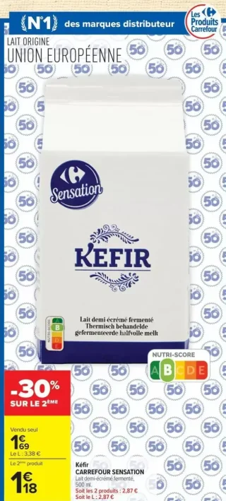 Kéfir CARREFOUR SENSATION