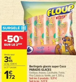 Berlingots glacés super Coco PARADIS GLACES
