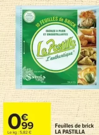 Feuilles de brick LA PASTILLA