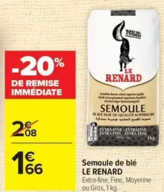 Semoule de blé LE RENARD
