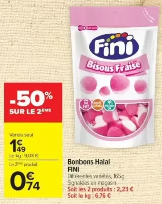Bonbons Halal Fini