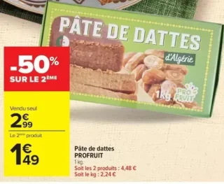 Pâte de dattes PROFRUIT