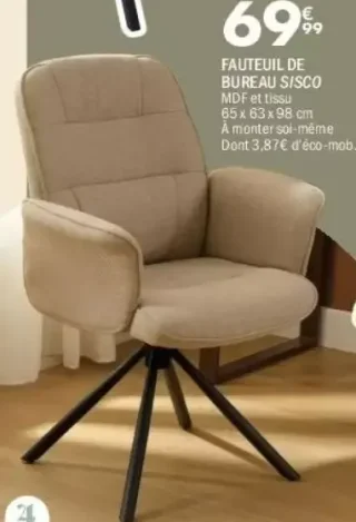 FAUTEUIL DE BUREAU SISCO