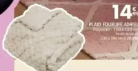 Plaid fourrure Adriel