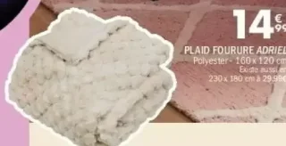 Plaid fourrure Adriel