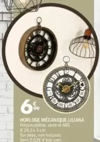 Horloge mécanique LILIANA