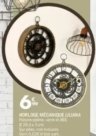 Horloge mécanique LILIANA