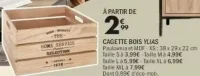 Cagette bois YLIAS