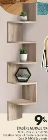 ÉTAGÈRE MURALE ISA