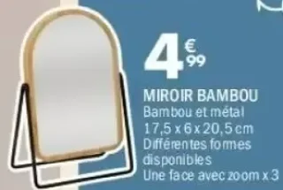 MIROIR BAMBOU