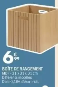 BOÎTE DE RANGEMENT