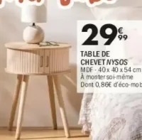 TABLE DE CHEVET NYSOS